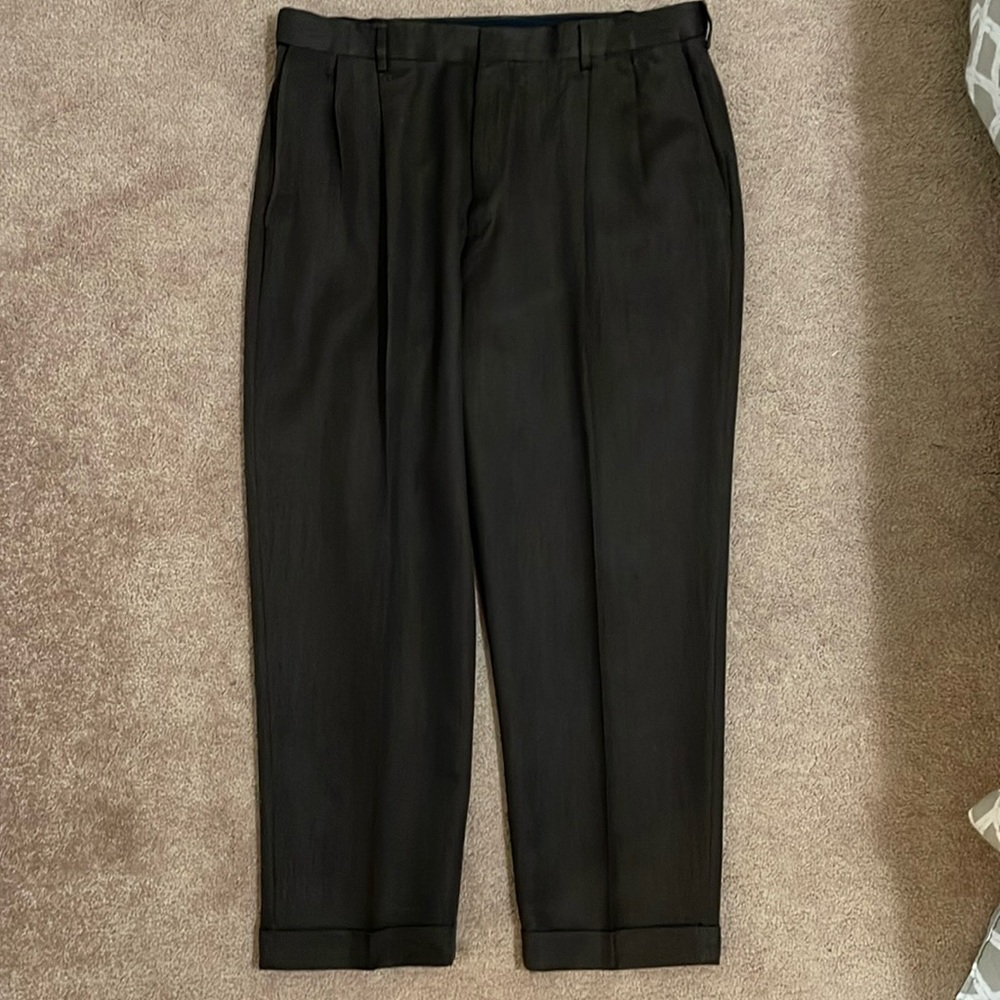 Men cuffed dress slacks
